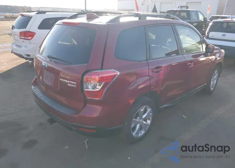 2016 Subaru Forester 2.5I Premium из США, поврежденный, VIN JF2SJADC0GH521457